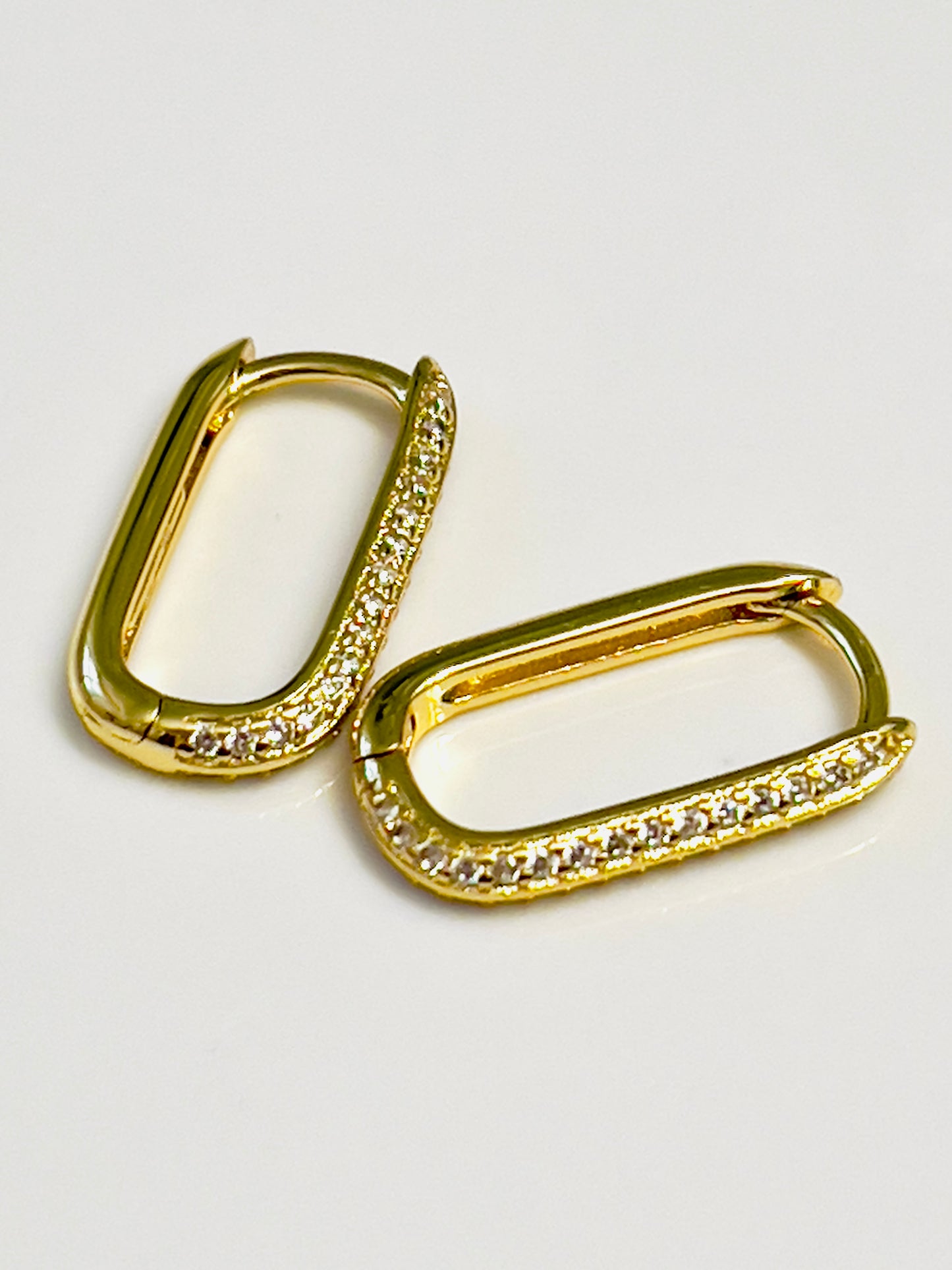 Trish Mini Micro Pave Huggie