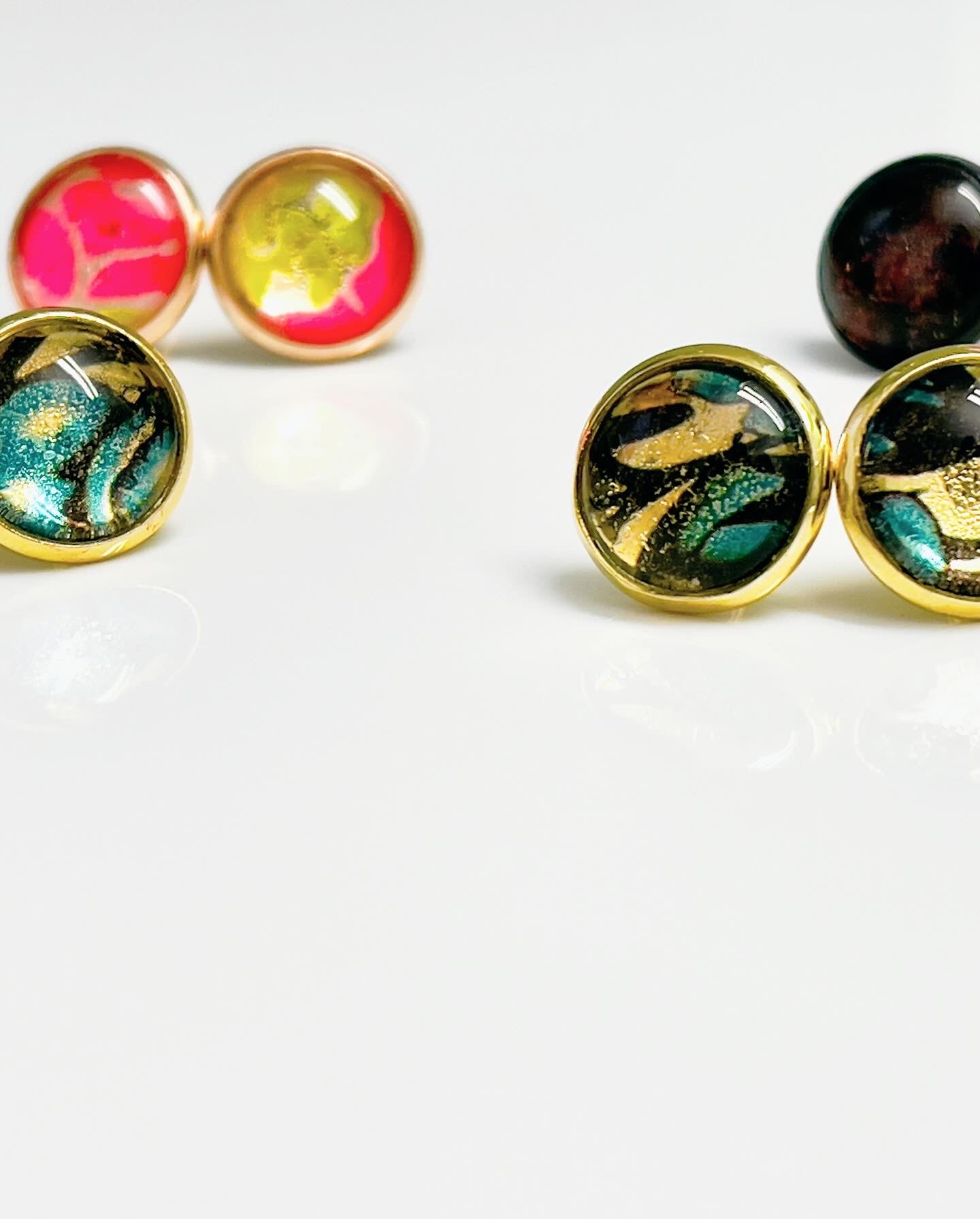 Graffiti Pop Stud Earrings