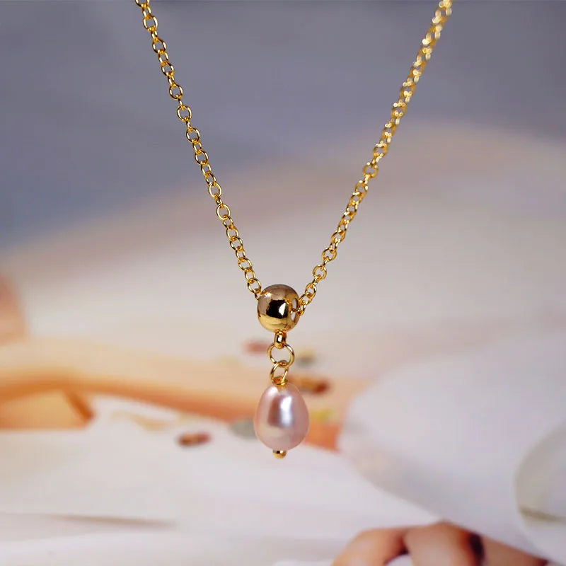 Pearl Slider Necklace