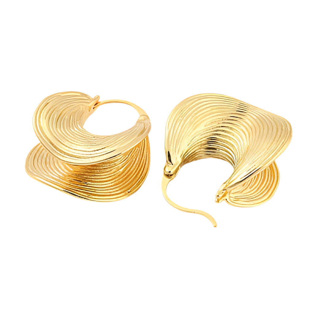 Mia Sculptured Hoops