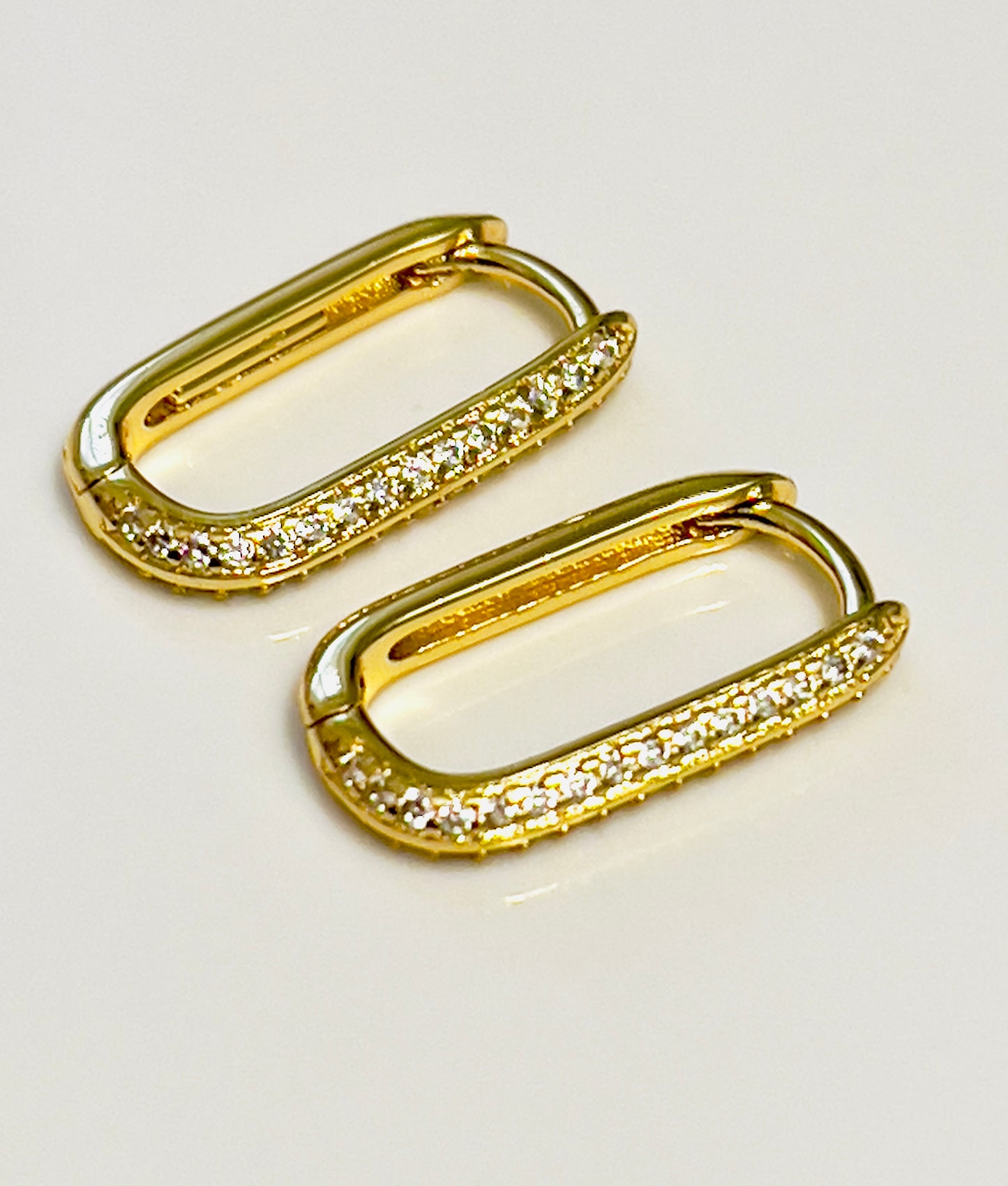 Trish Mini Micro Pave Huggie