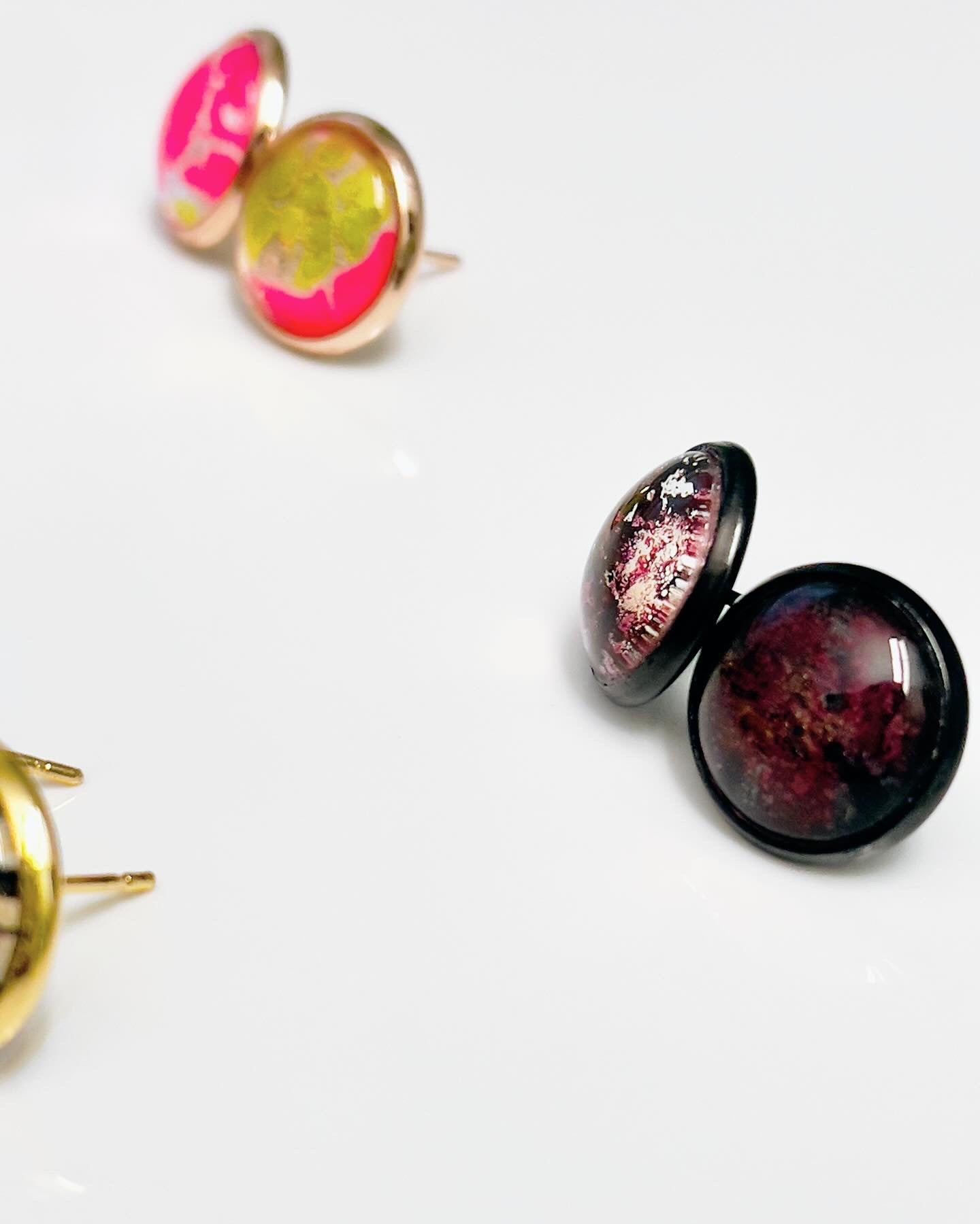 Graffiti Pop Stud Earrings