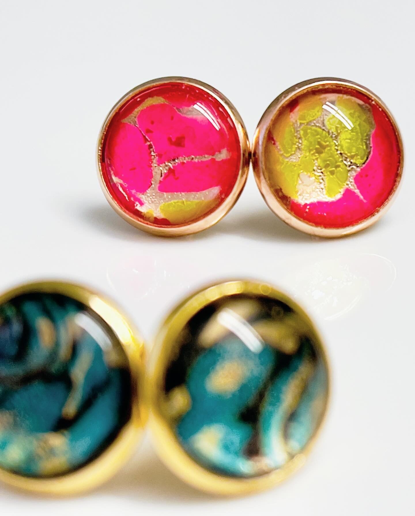 Graffiti Pop Stud Earrings