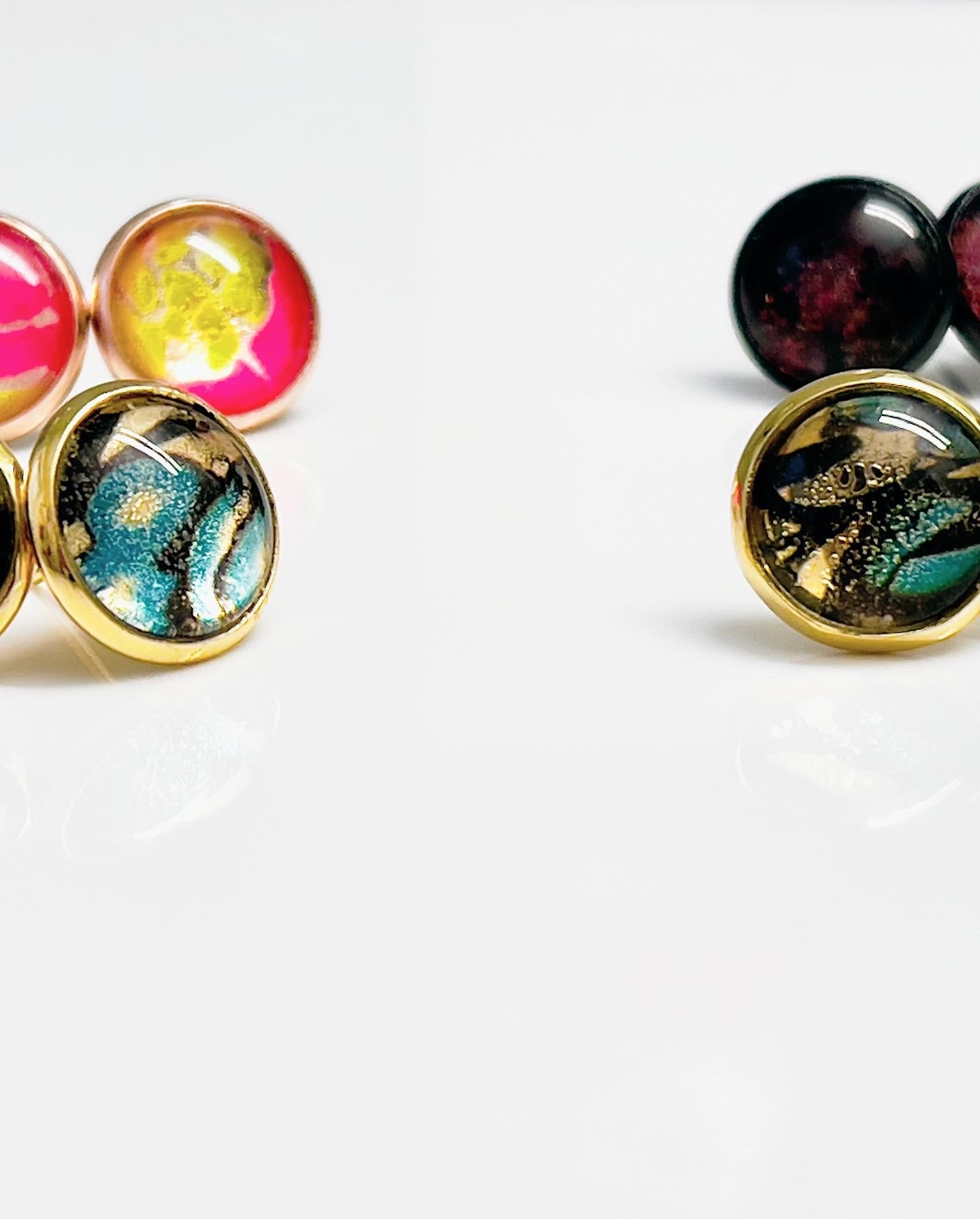 Graffiti Pop Stud Earrings