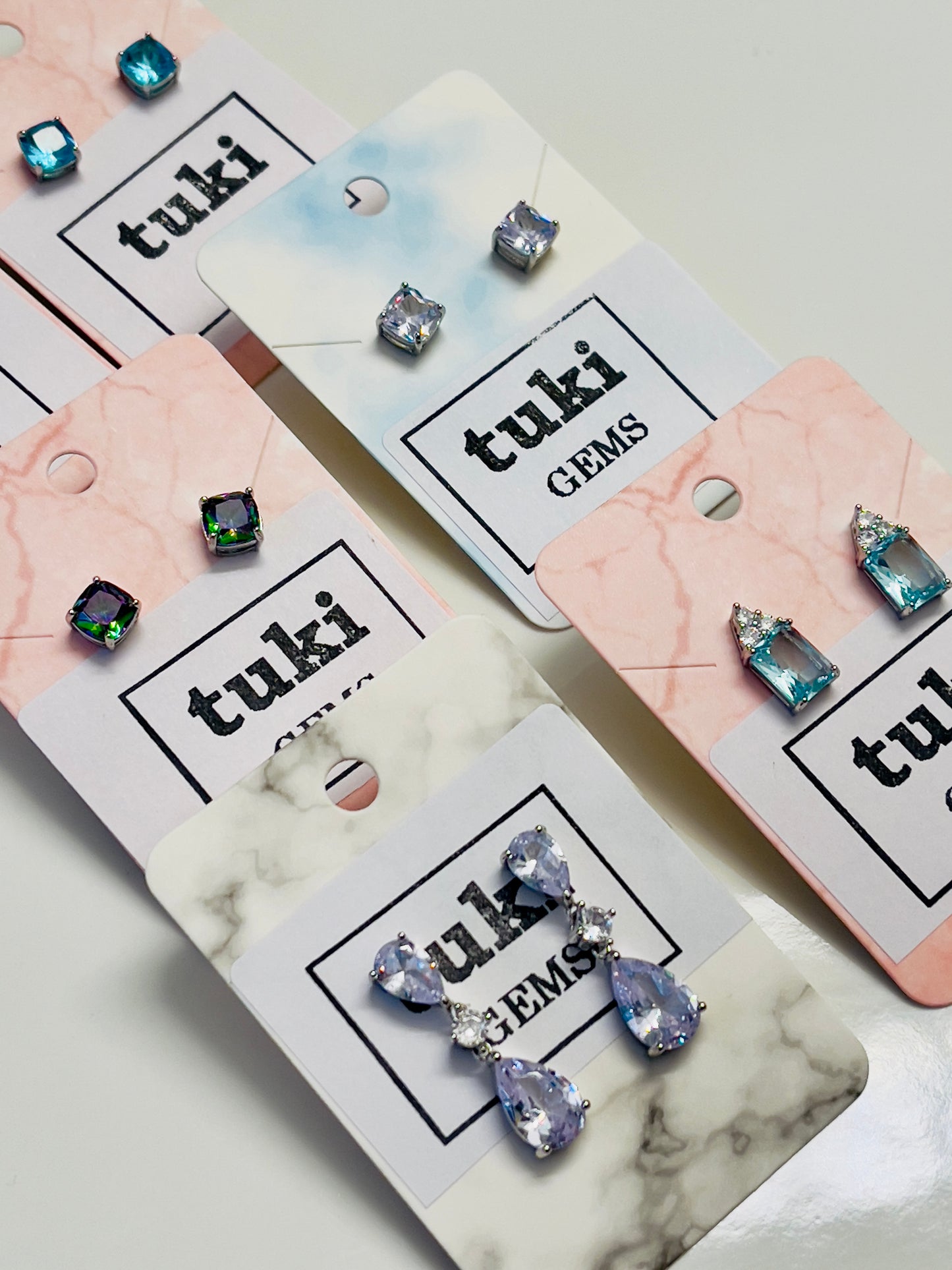 Teardrop Gem Dangle