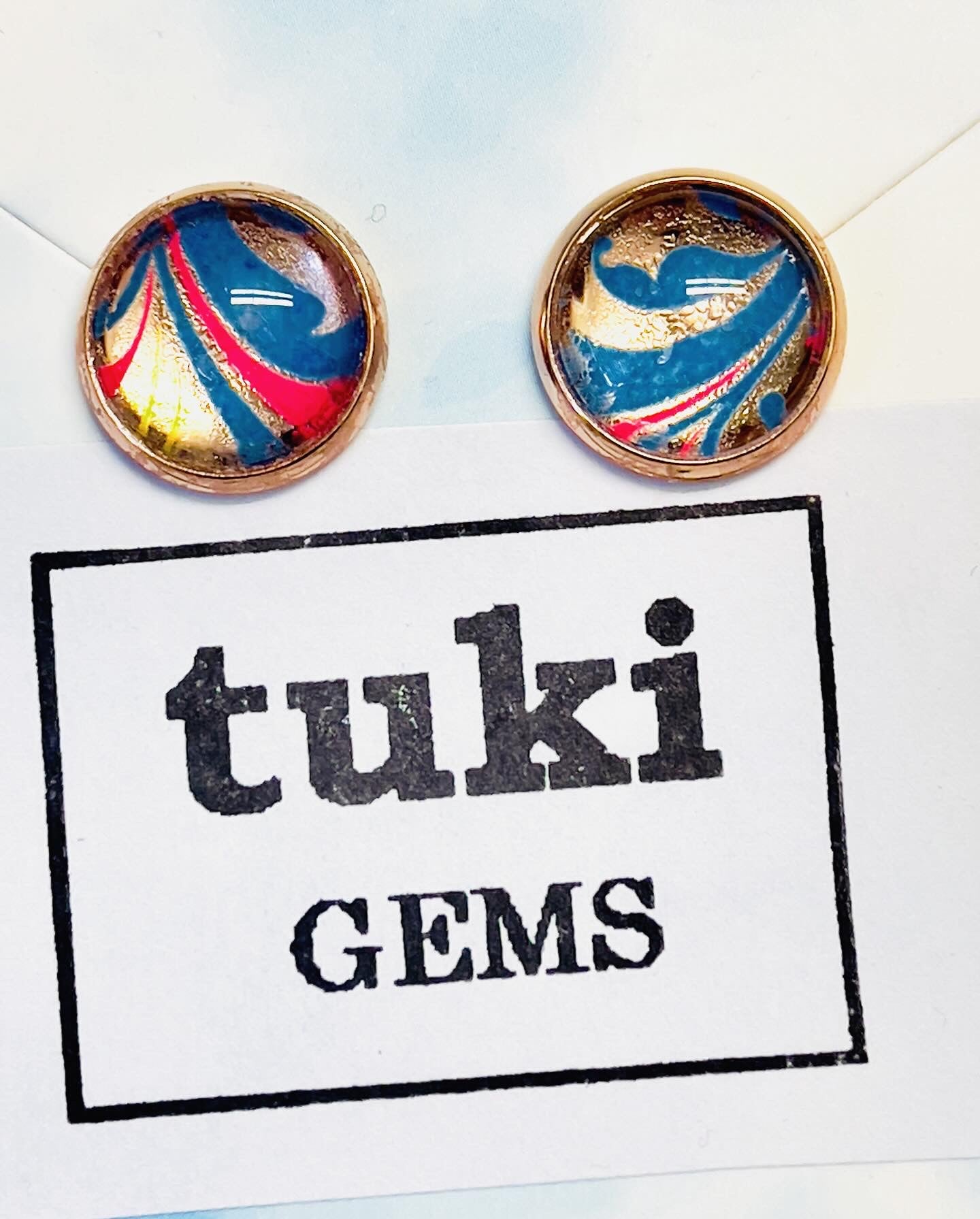 Graffiti Pop Stud Earrings