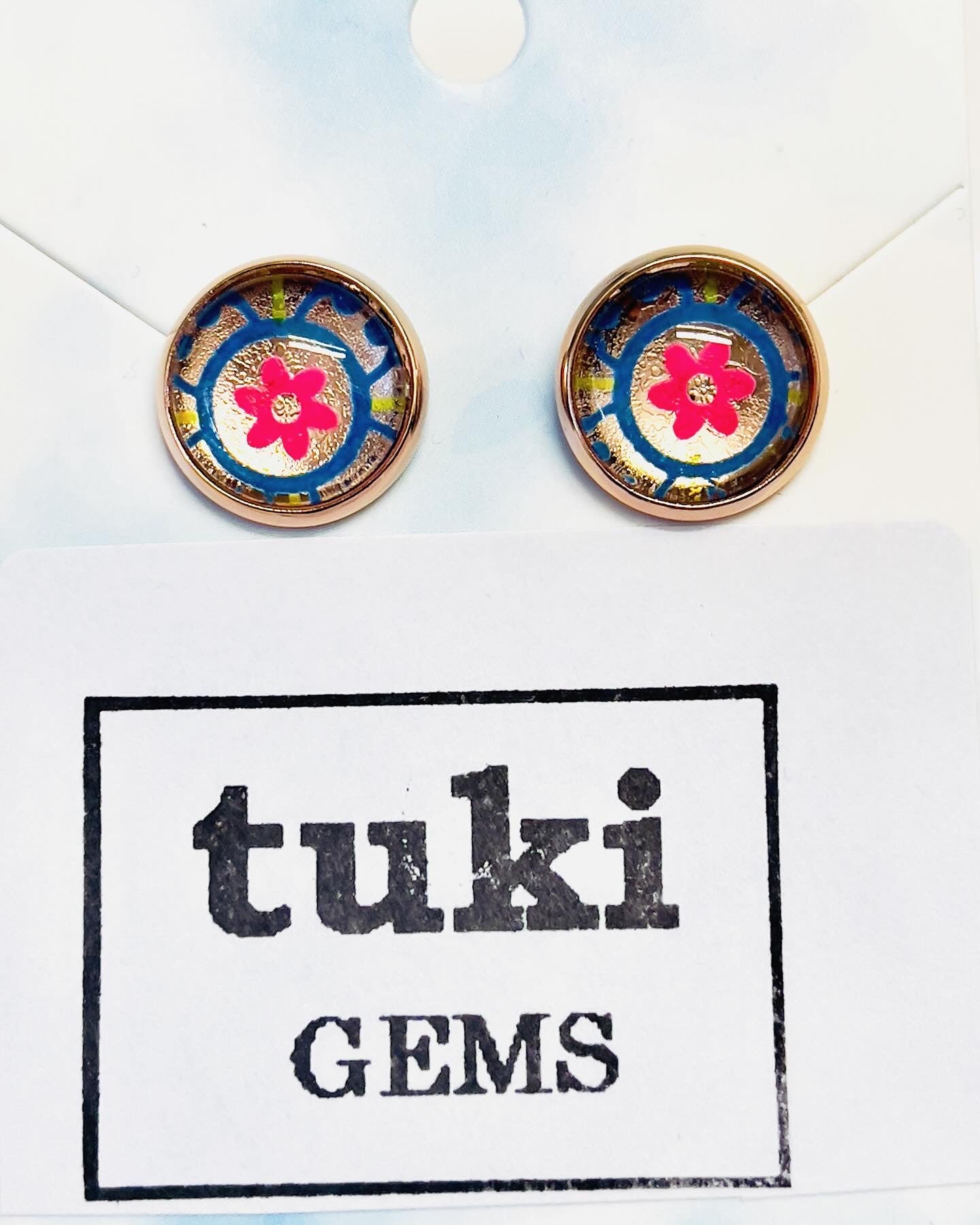 Graffiti Pop Stud Earrings