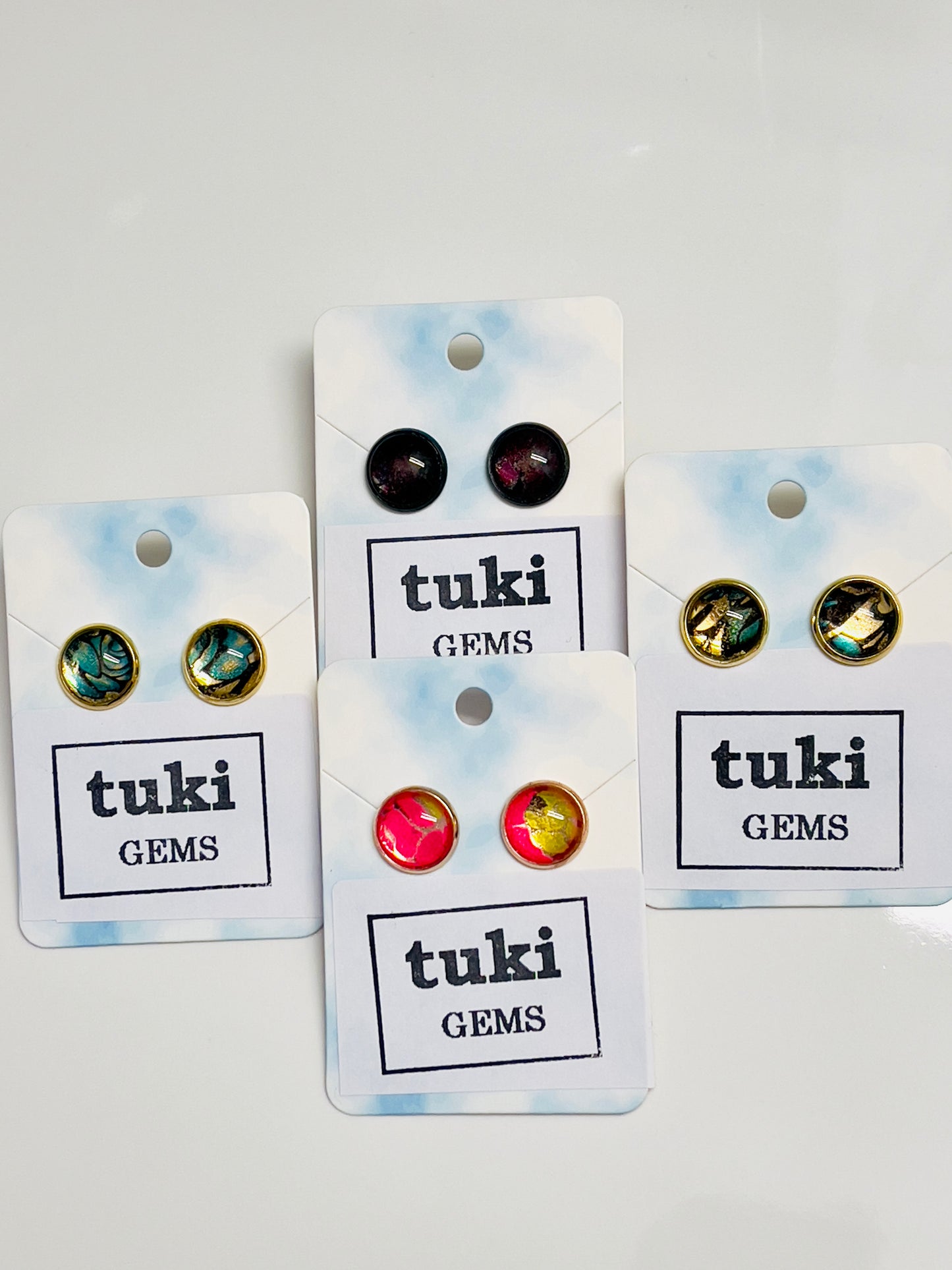 Graffiti Pop Stud Earrings