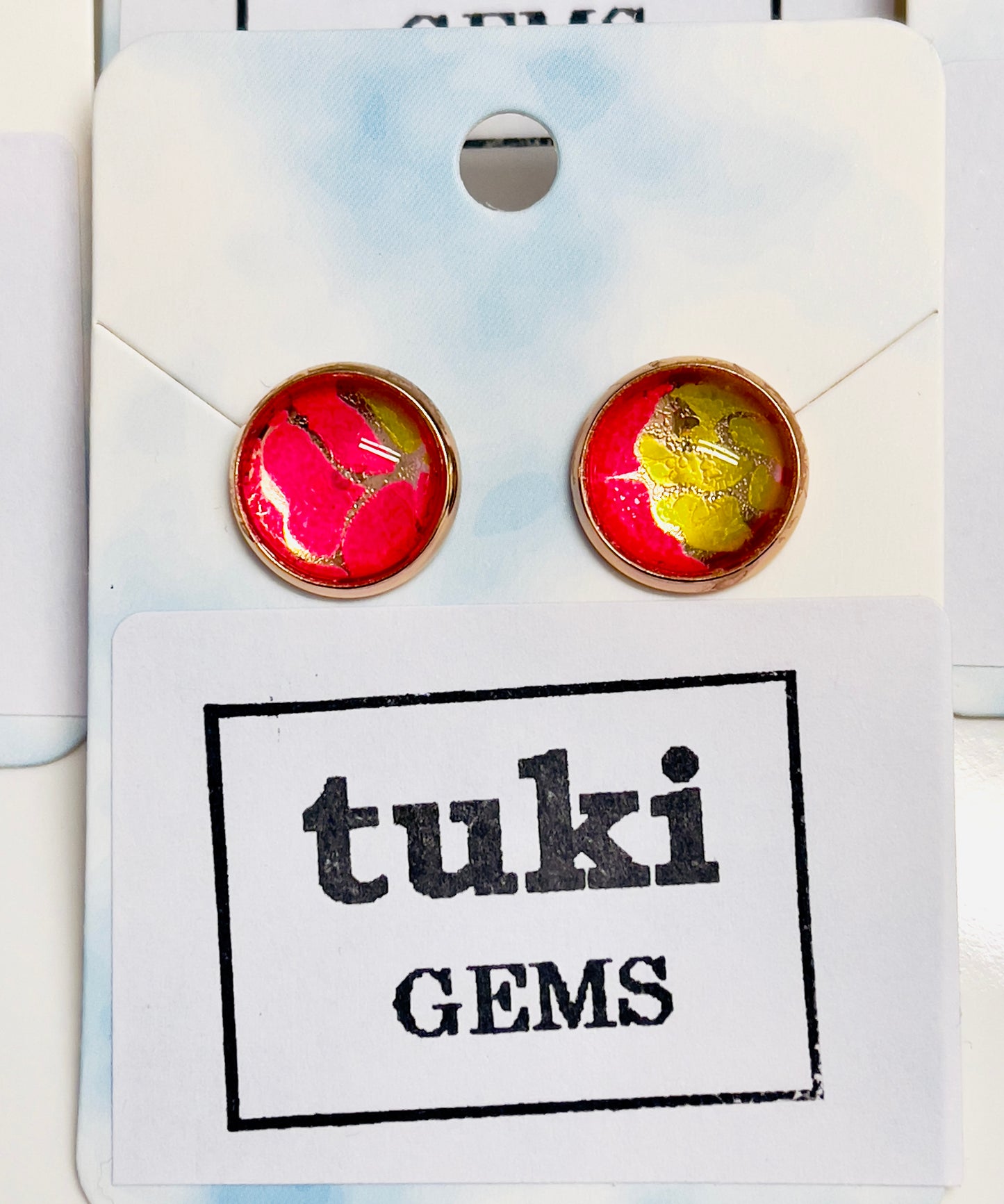 Graffiti Pop Stud Earrings