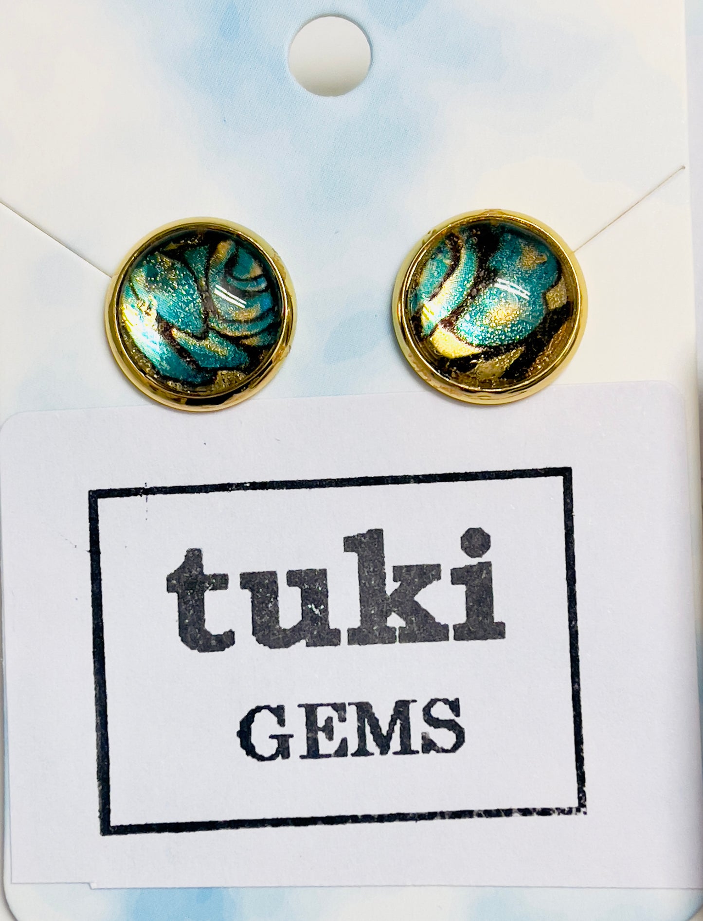 Graffiti Pop Stud Earrings