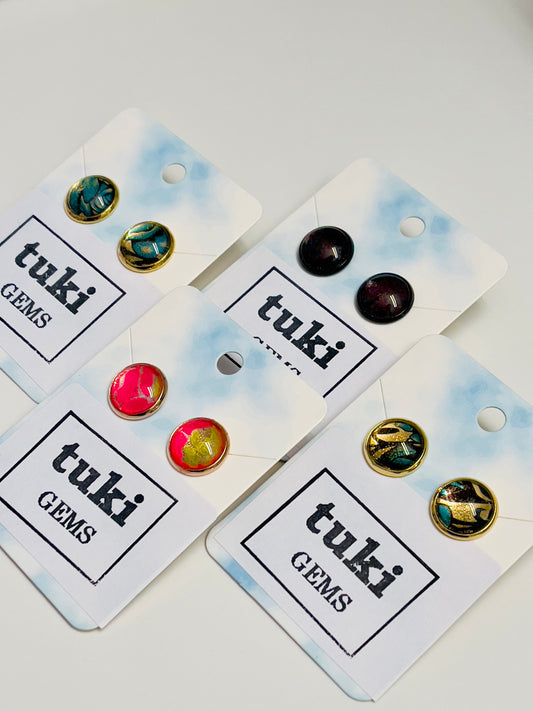 Graffiti Pop Stud Earrings