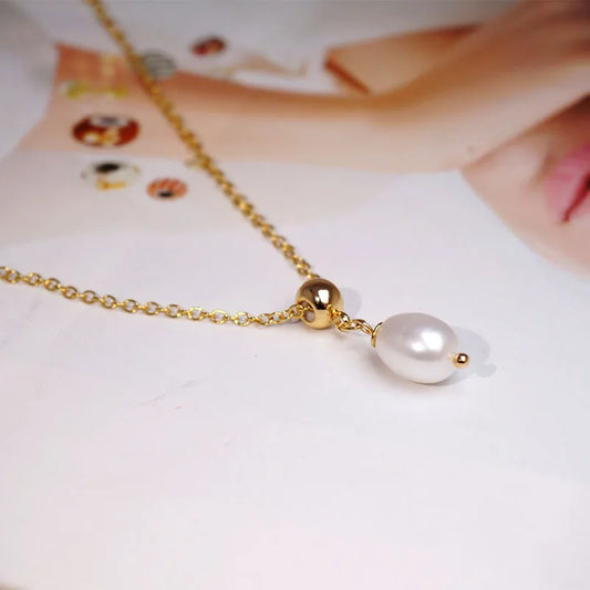 Pearl Slider Necklace