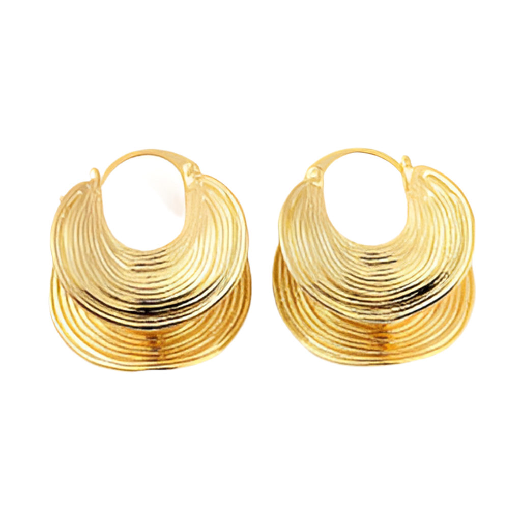 Mia Sculptured Hoops