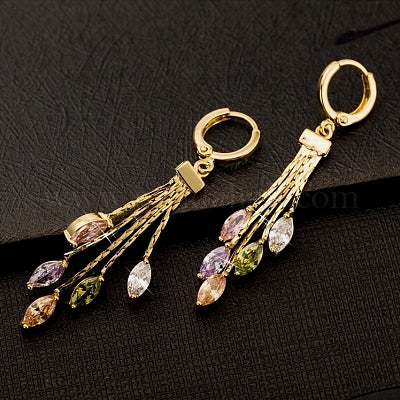 Vanessa Tassel Dangle Hoops