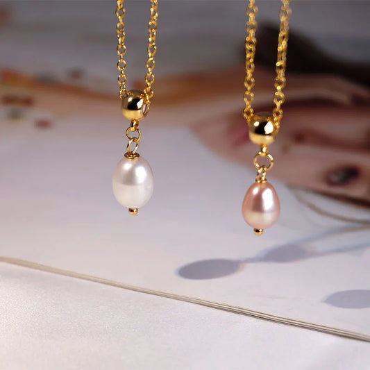 Pearl Slider Necklace
