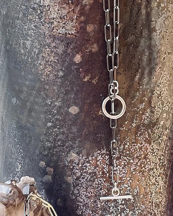 Black & Silver Link Chain