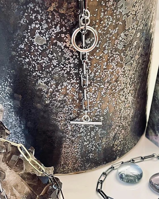 Black & Silver Link Chain